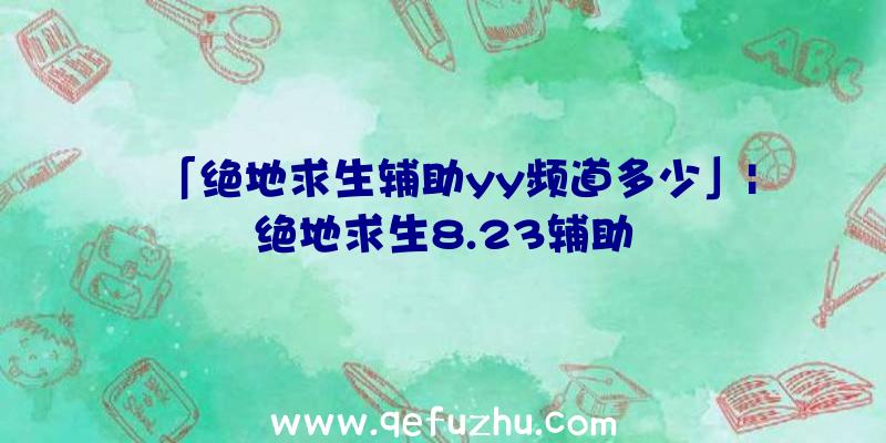 「绝地求生辅助yy频道多少」|绝地求生8.23辅助